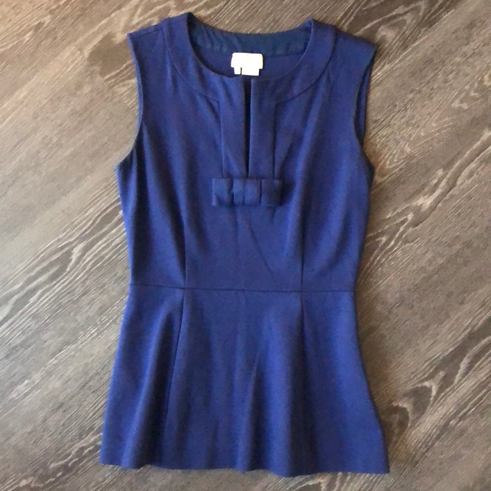 Kate Spade fitted blue top
